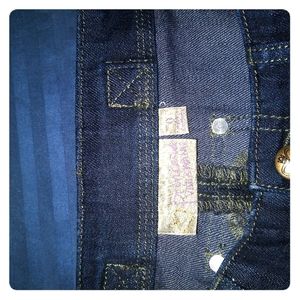 Vera wang skirt blue jean